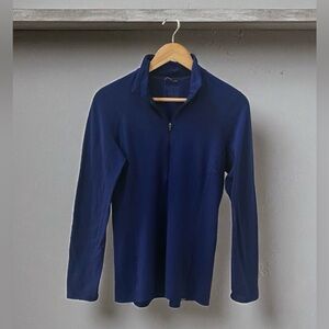 Patagonia Women’s Quarter Zip Blue Capilene Base LayerTextured Pullover! Medium!